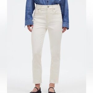 Madewell Perfect Vintage Jean in Tile White